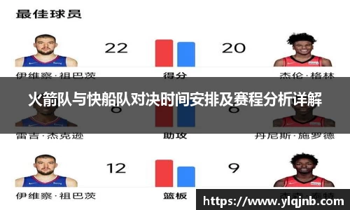 火箭队与快船队对决时间安排及赛程分析详解